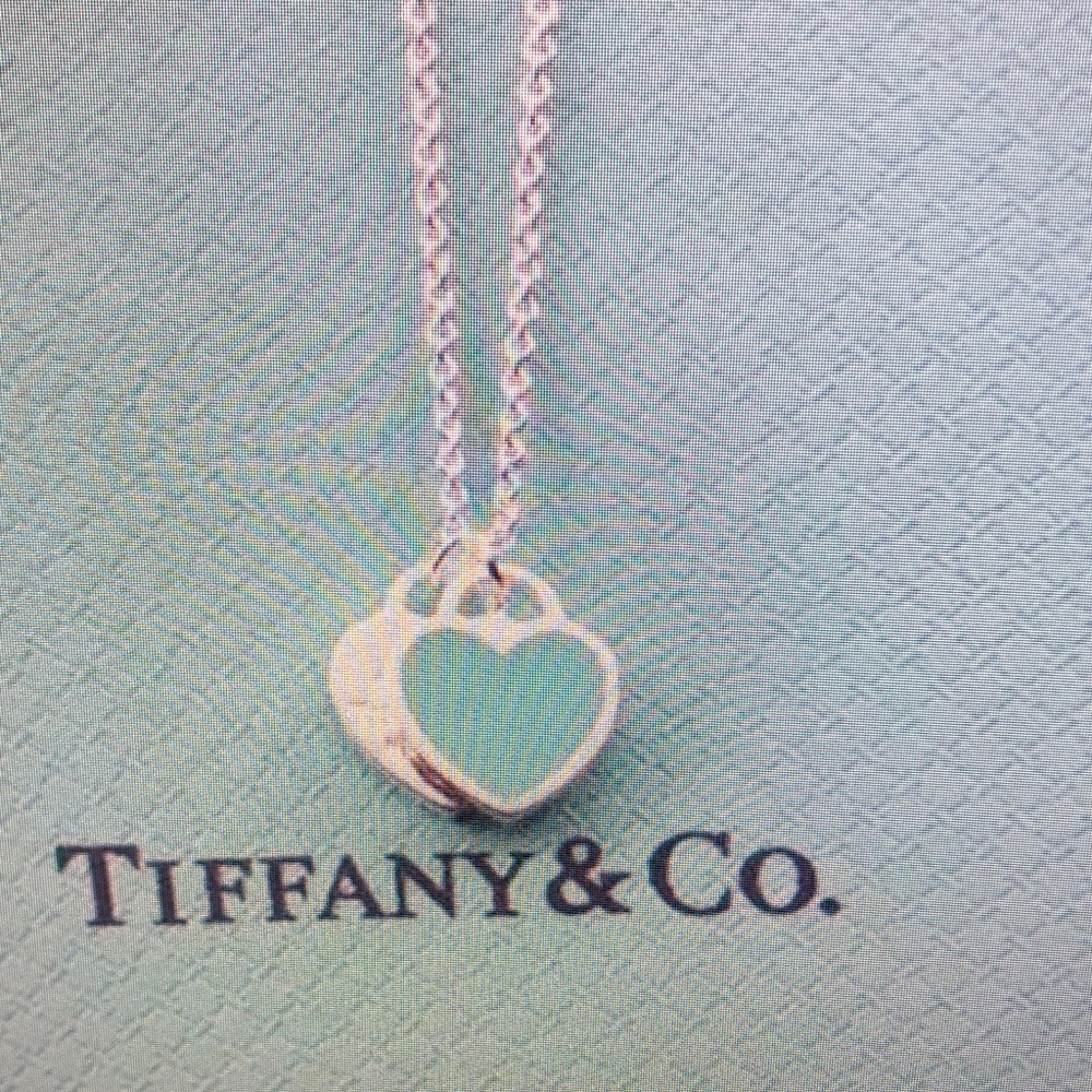 Tiffany & Co Silver Heart Pendant Necklace